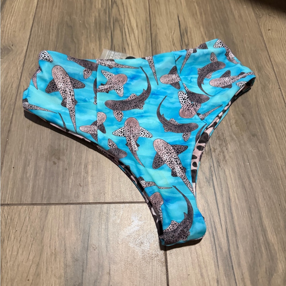 Moana Bikini Blue leopard Shark Print